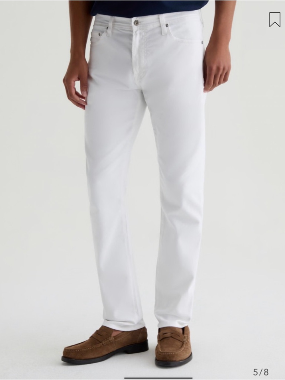AG Tellis Jeans Modern Slim Fit, White, Size 31 - Picture 5 of 14